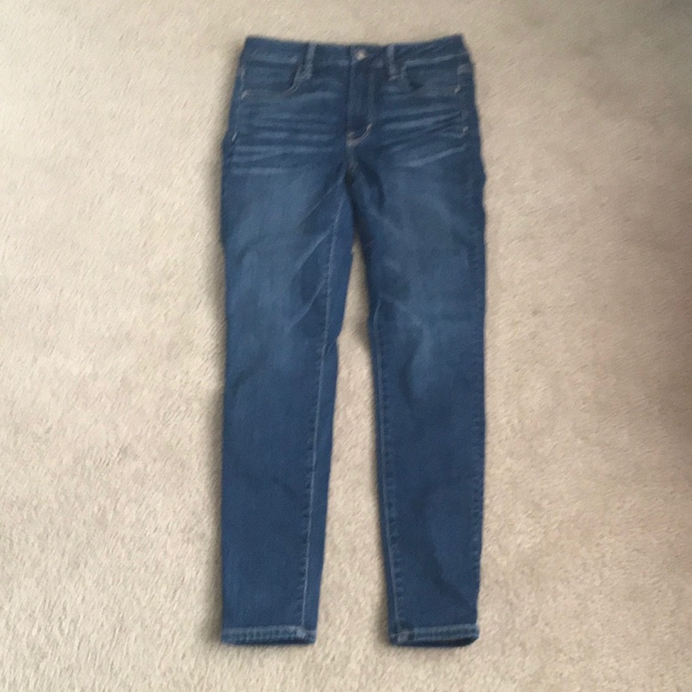 American Eagle hi rise super stretch jeggings